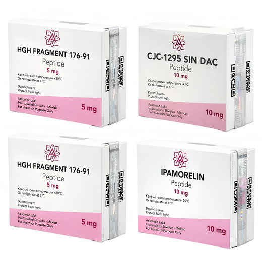 Protocolo Músculo y Definición Aesthetic Labs | CJC-1295 + Ipamorelin + HGH Fragment